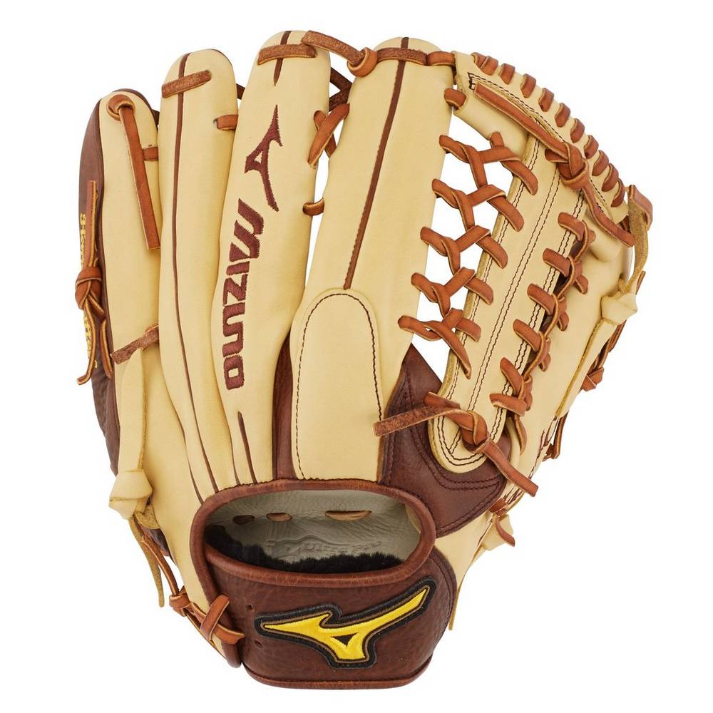 Mens Mizuno Classic Pro Soft Outfield 12.75" Baseball Gloves Khaki Philippines (EGKSPF895)